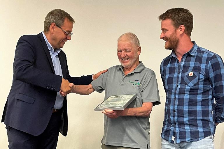 Bæredygtig Borger prisen 2021 blev tildelt Erik Brüel: fuglekasser i Mølleåens Golfklub